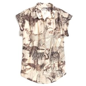 Madewell Silk Safari Shirt